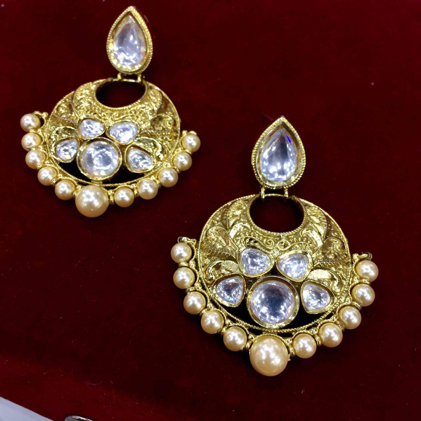anitique with style earrings345632 - Vijay & Sons