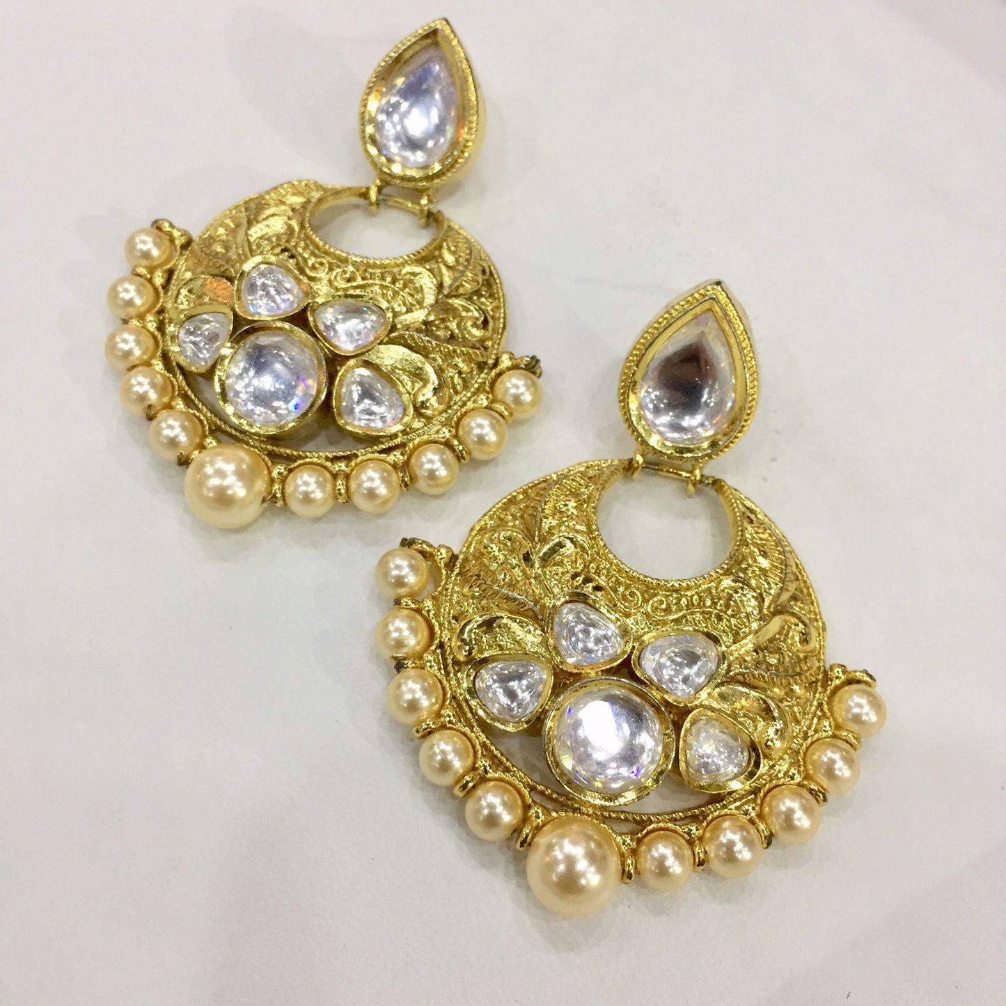 anitique with style earrings345632 - Vijay & Sons