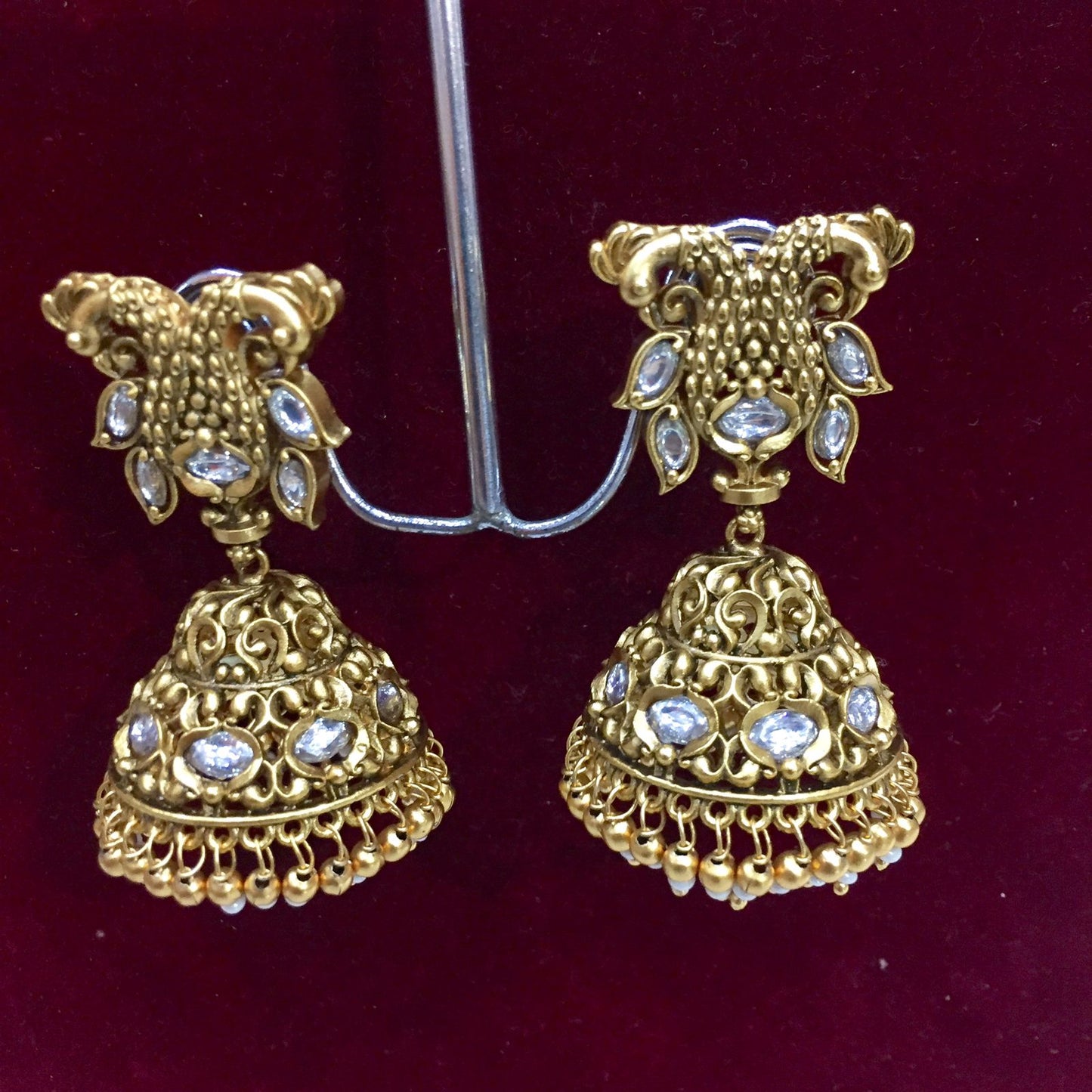 Antique jhumka 3899 - Vijay & Sons