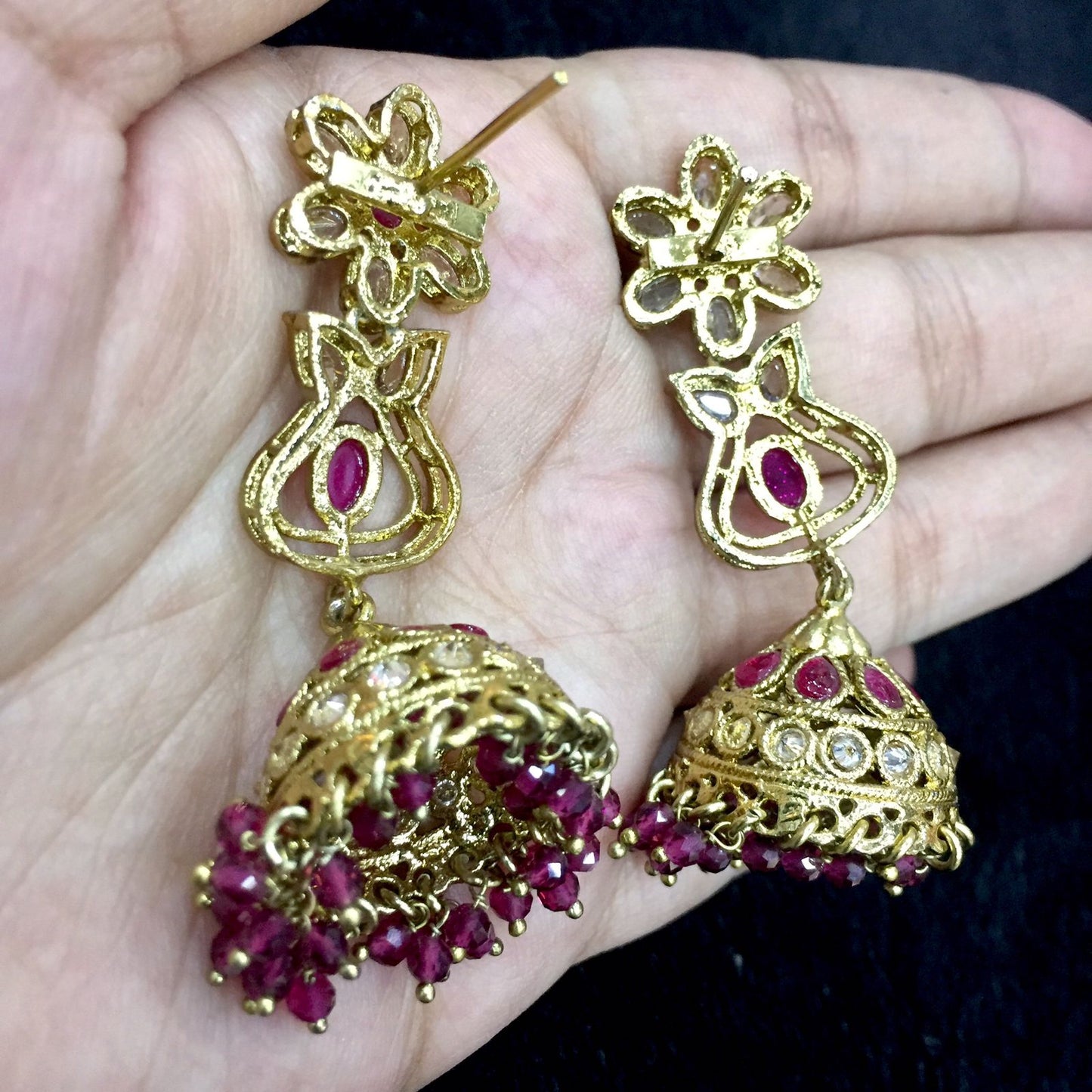Antique earrings 65544 - Vijay & Sons
