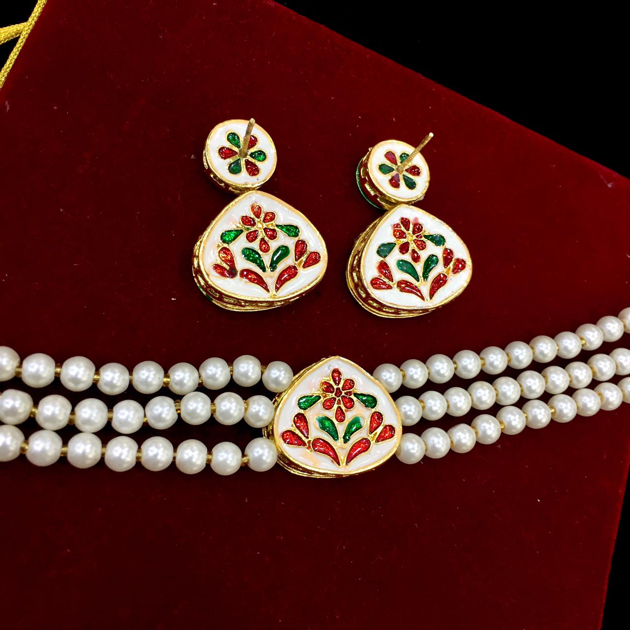 kundan necklace set826704 - Vijay & Sons