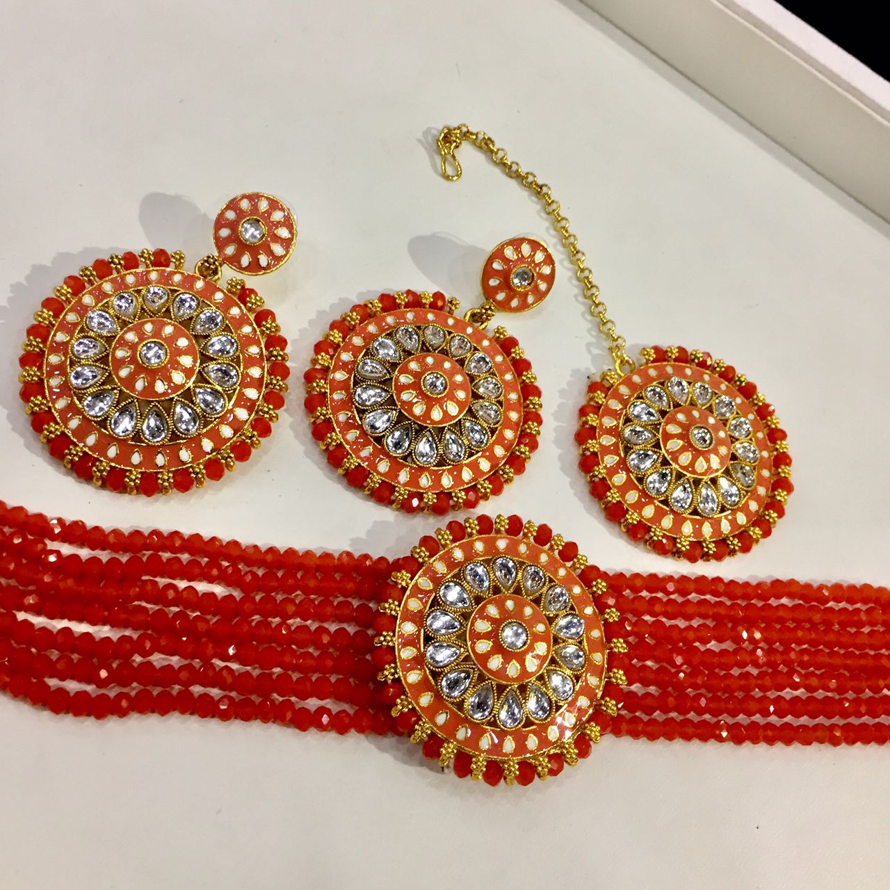 Kundan choker set 7777 - Vijay & Sons