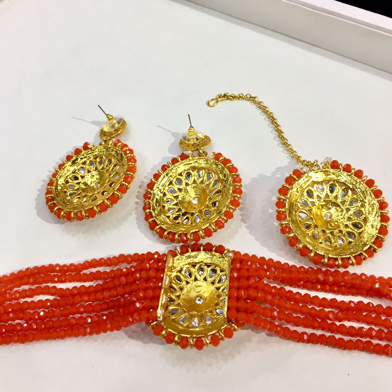 Kundan choker set 7777 - Vijay & Sons