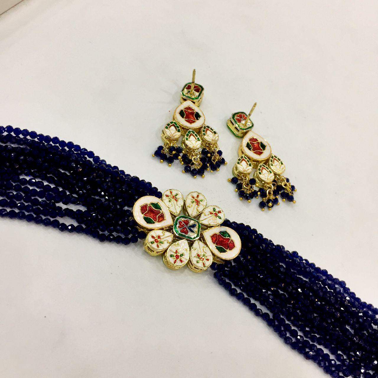 Kundan chokker set 8277 - Vijay & Sons