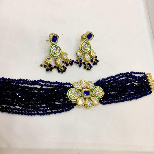 Kundan chokker set 8277 - Vijay & Sons