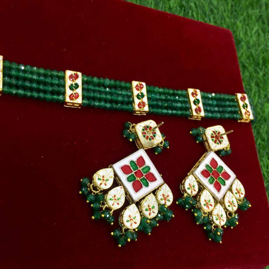 Kundan necklace 516516 - Vijay & Sons