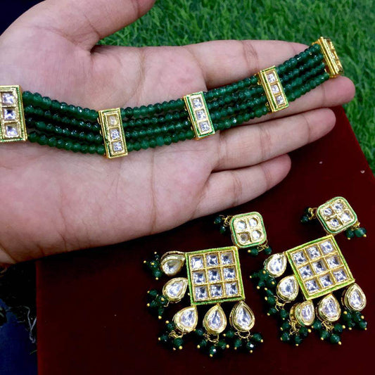Kundan necklace 516516 - Vijay & Sons