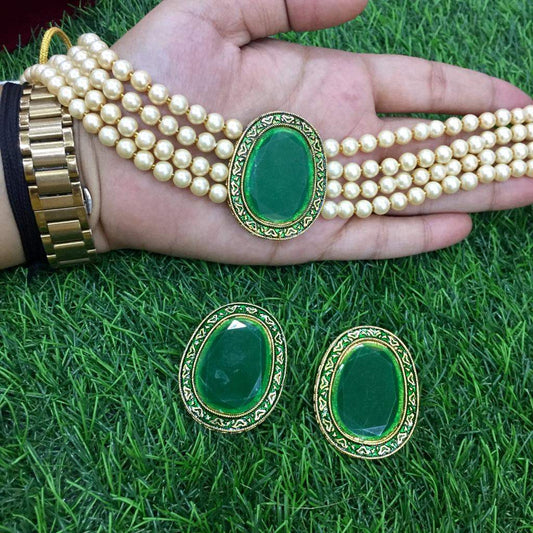 Kundan necklace 937294 - Vijay & Sons