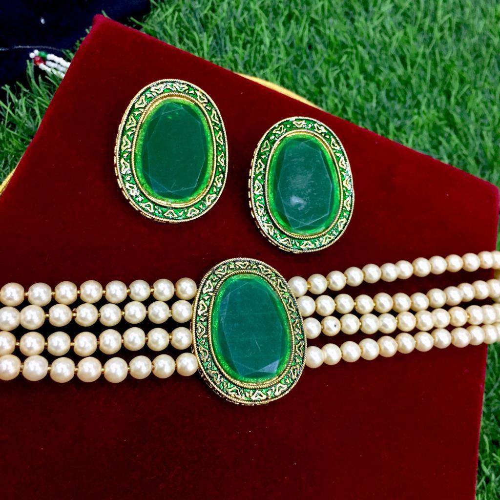 Kundan necklace 937294 - Vijay & Sons