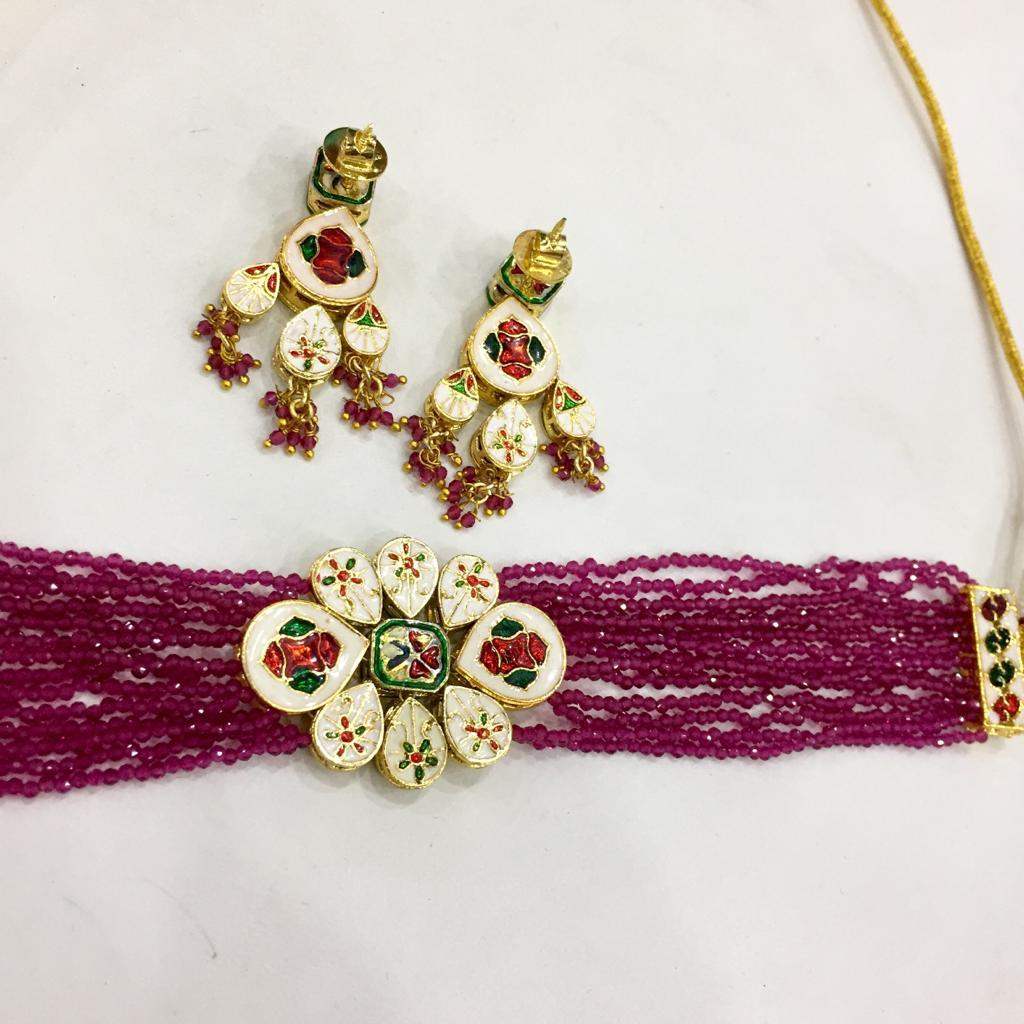kundan neckla456779567 - Vijay & Sons