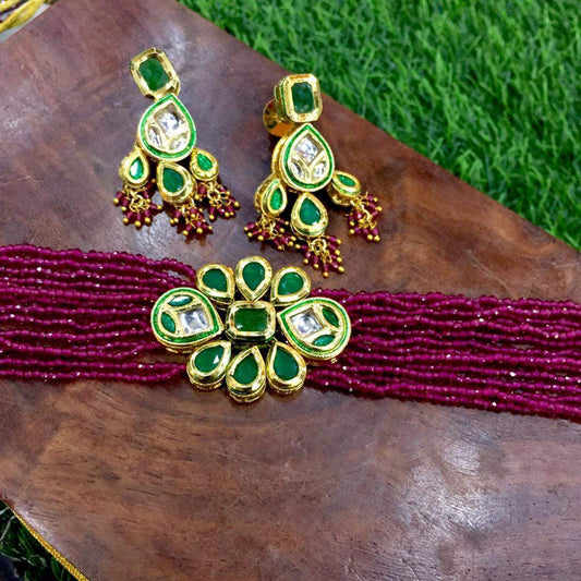 kundan neckla456779567 - Vijay & Sons