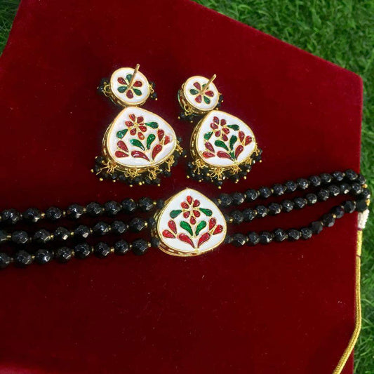 Kundan necklace set 478876208 - Vijay & Sons