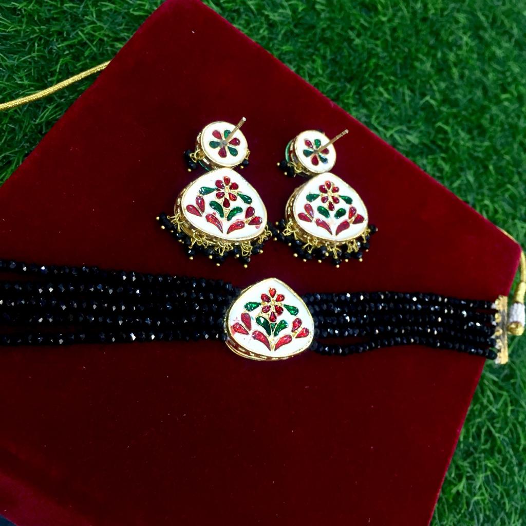 Kundan necklace set 57893678