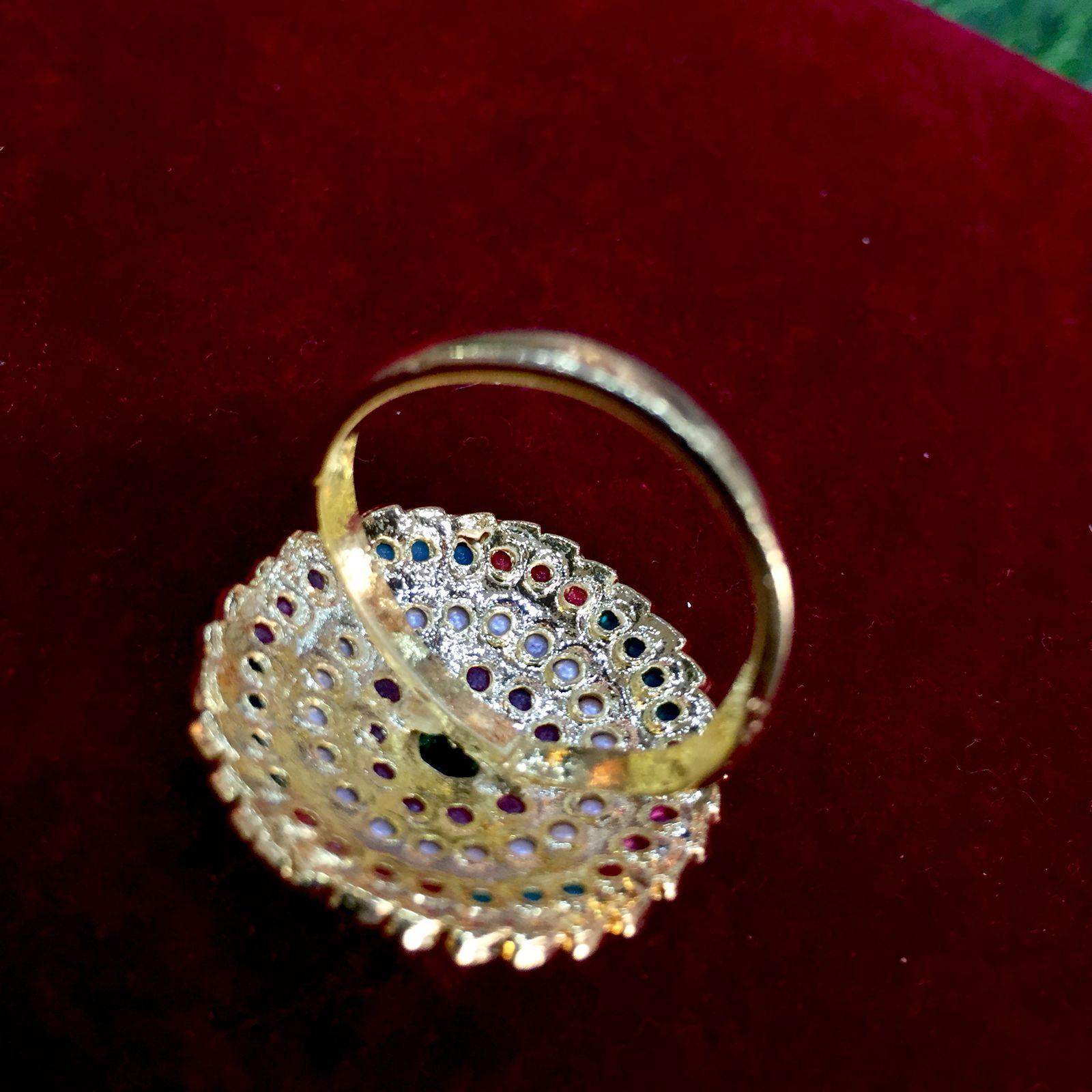 Jadau ring 46765345 - Vijay & Sons