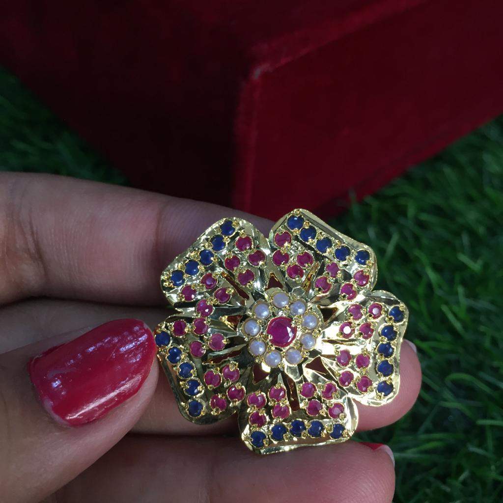 Jadau ring 58280655 - Vijay & Sons