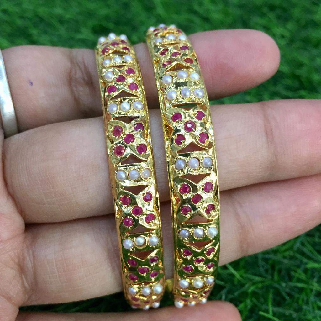 Jadau bangles 8667896 - Vijay & Sons