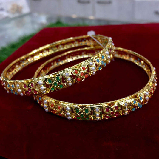 Jadau bangles 3585467 - Vijay & Sons