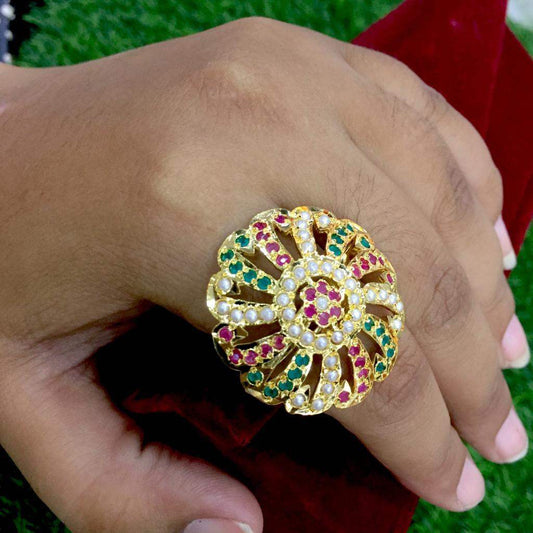Jadau Rings 35787439 - Vijay & Sons