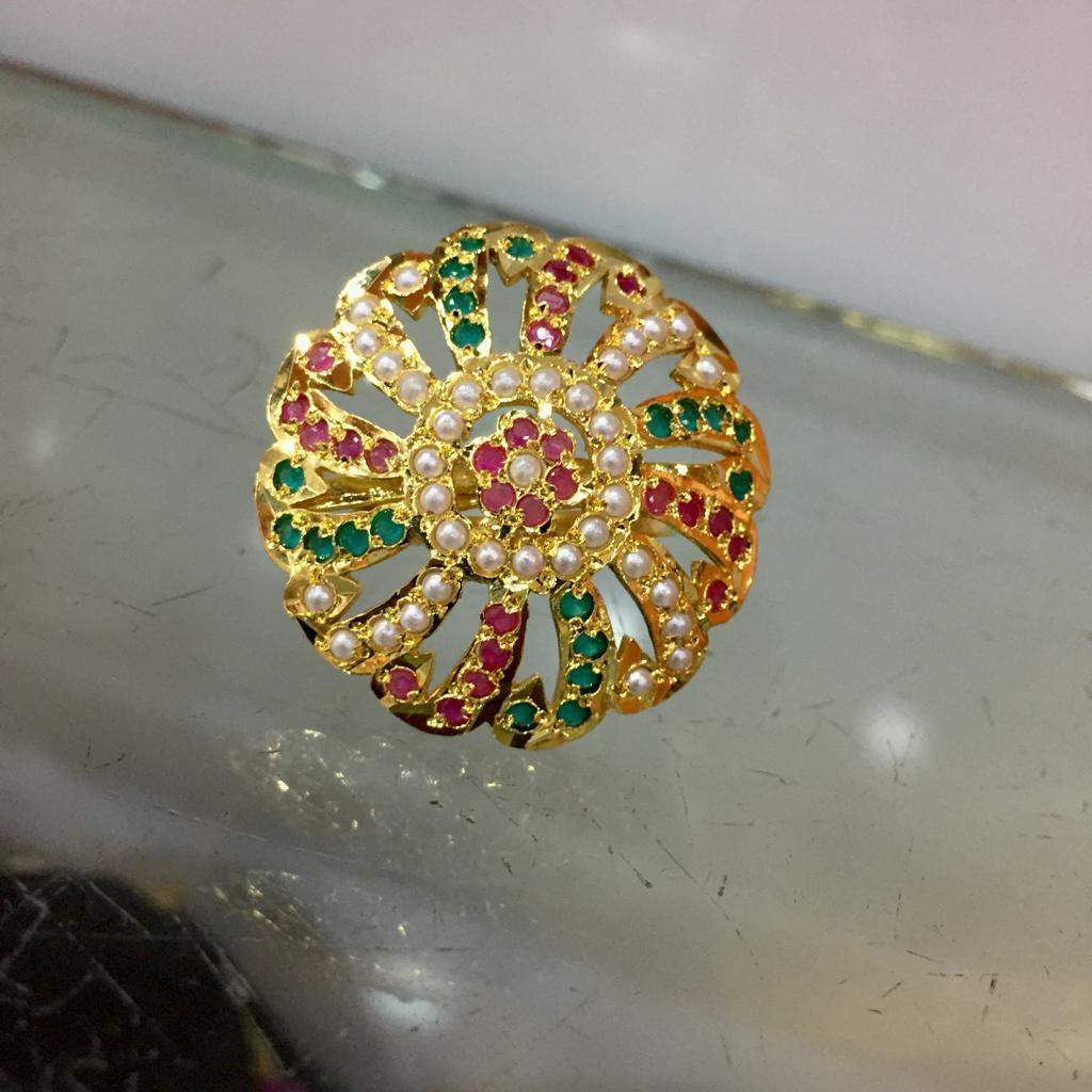 Jadau Rings 35787439 - Vijay & Sons