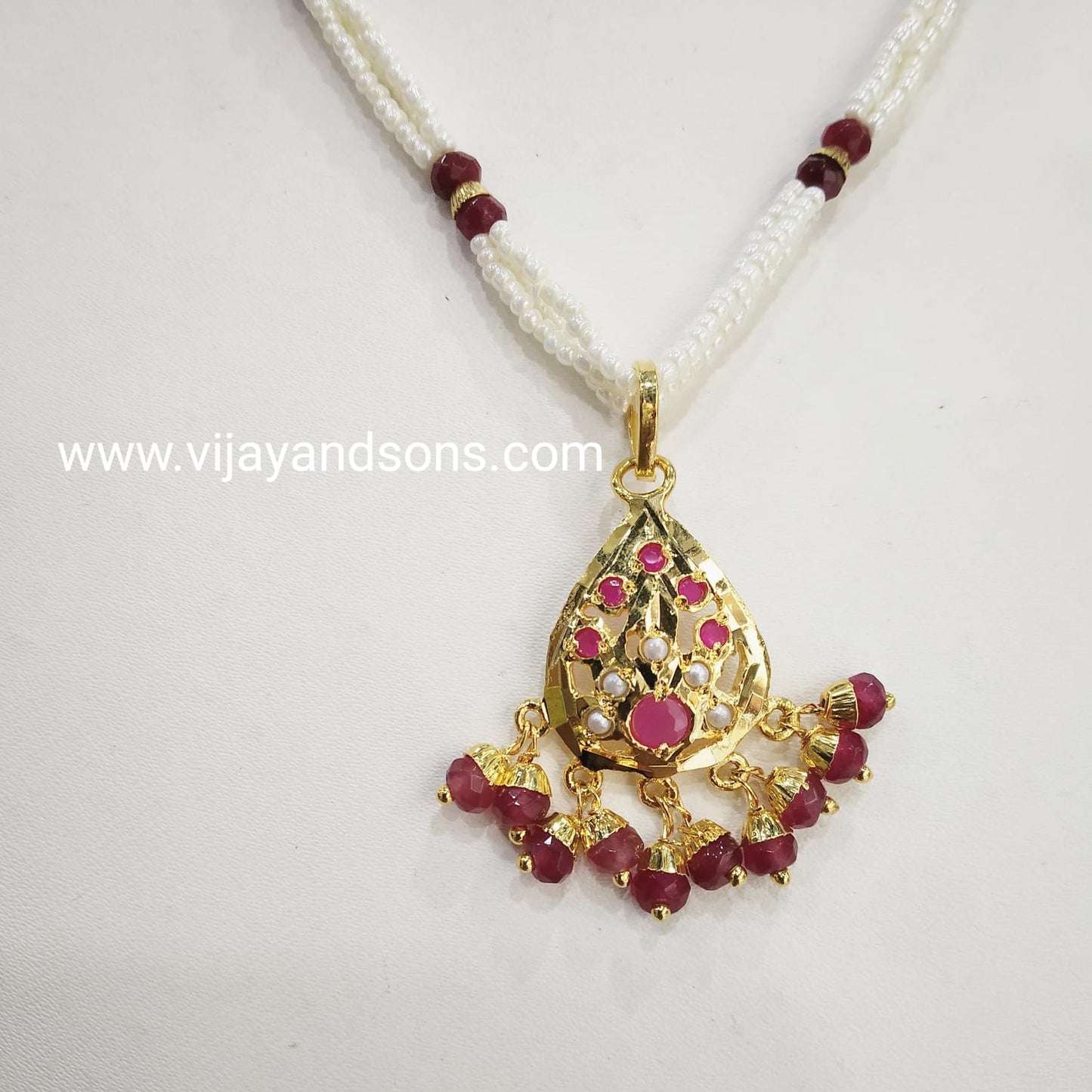 Jadau pendant set 452368