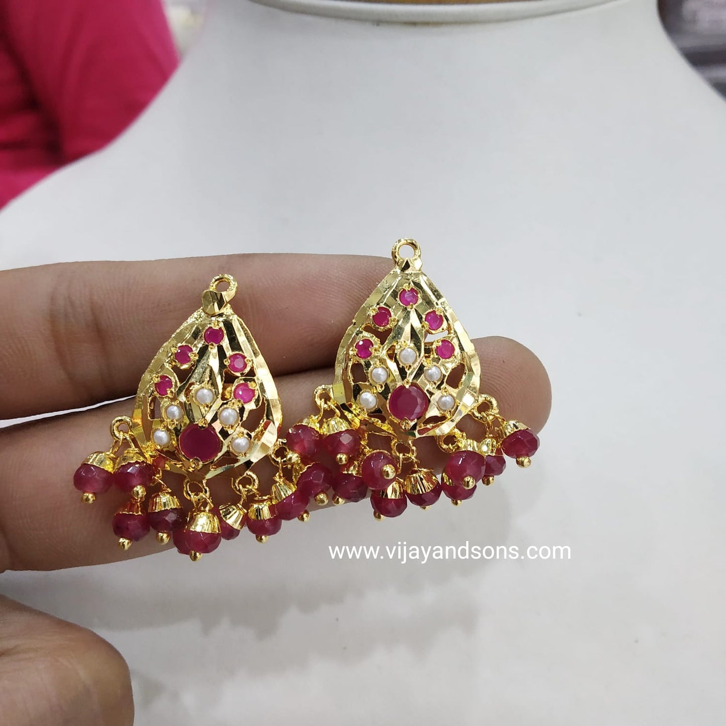 Jadau pendant set 452368
