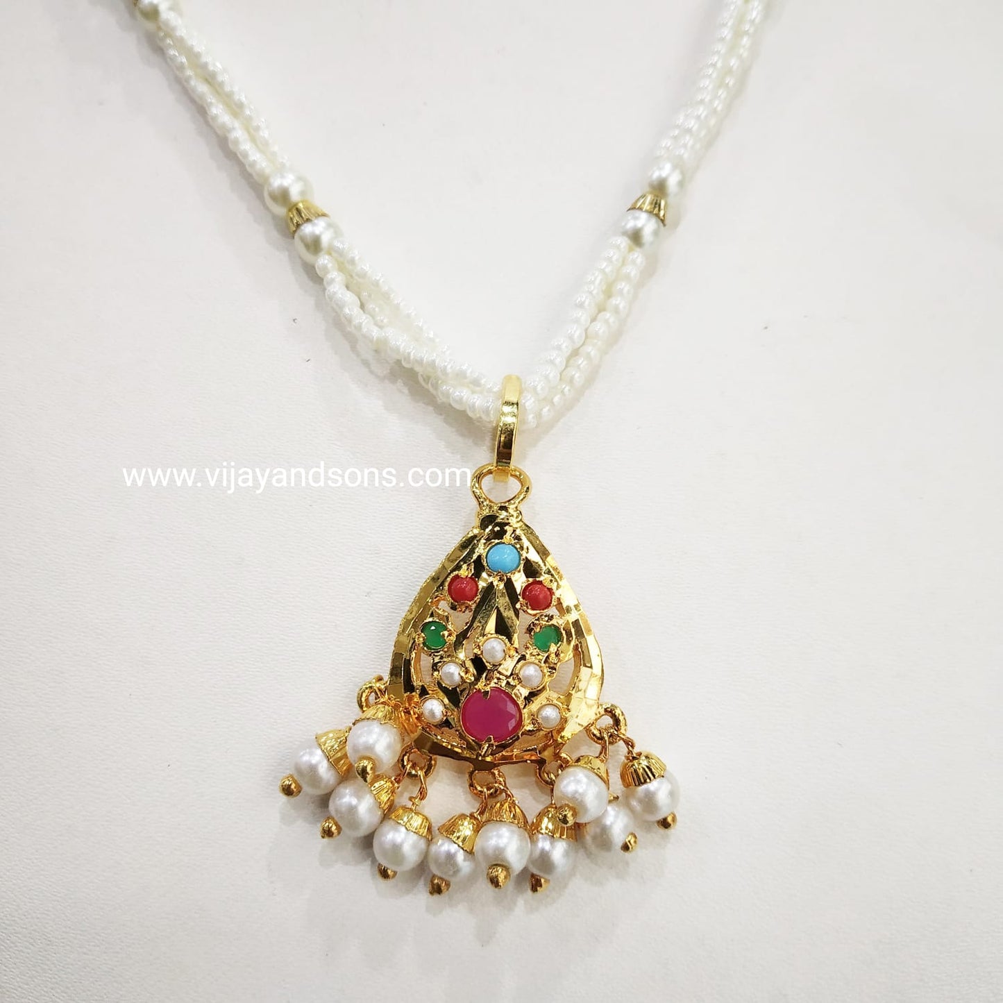 Jadau Pendant Set 394719