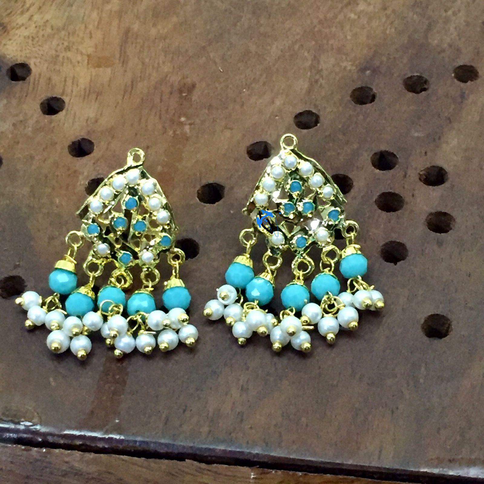 Jadau Tops / Studs 104820 - Vijay & Sons
