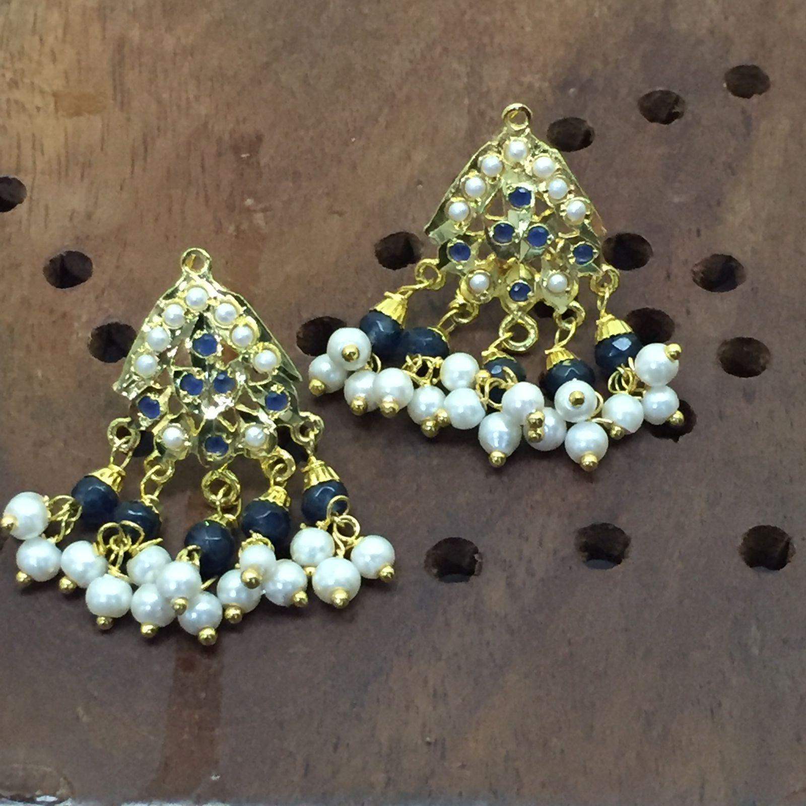 Jadau Tops / Studs 104820 - Vijay & Sons
