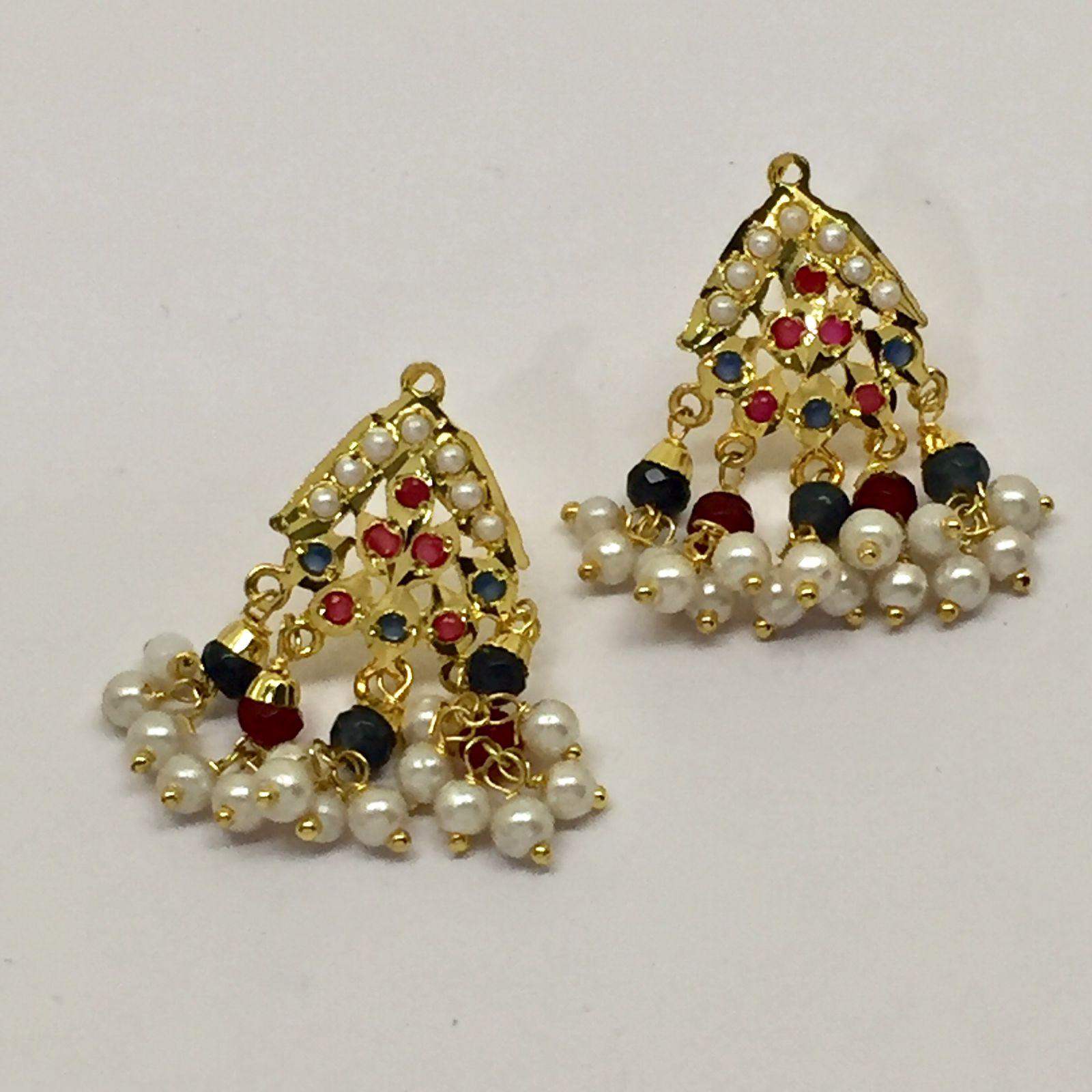 Jadau earrings 674332 - Vijay & Sons