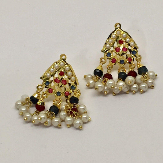 Jadau earrings 674332 - Vijay & Sons