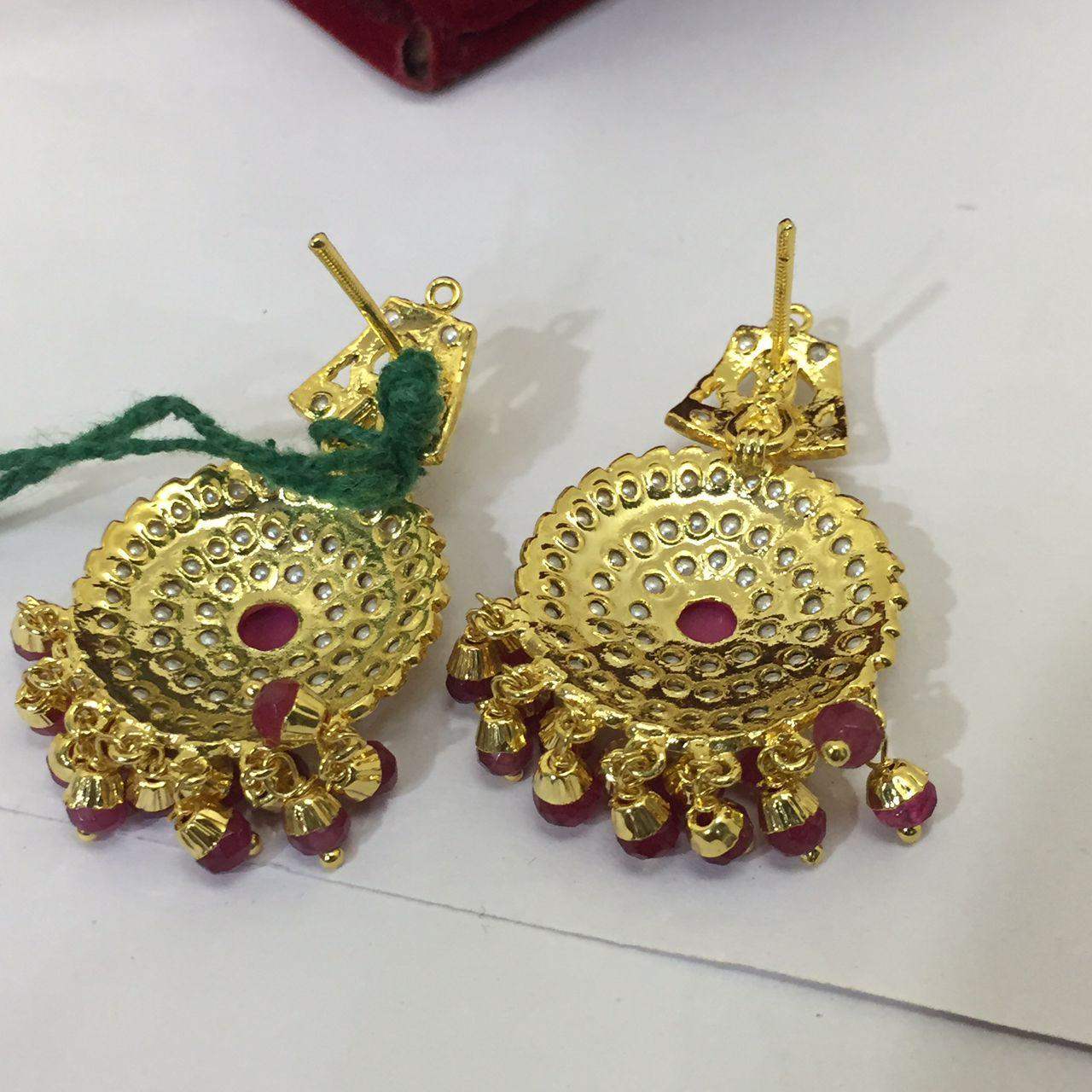Jadau Earrings 294618 - Vijay & Sons