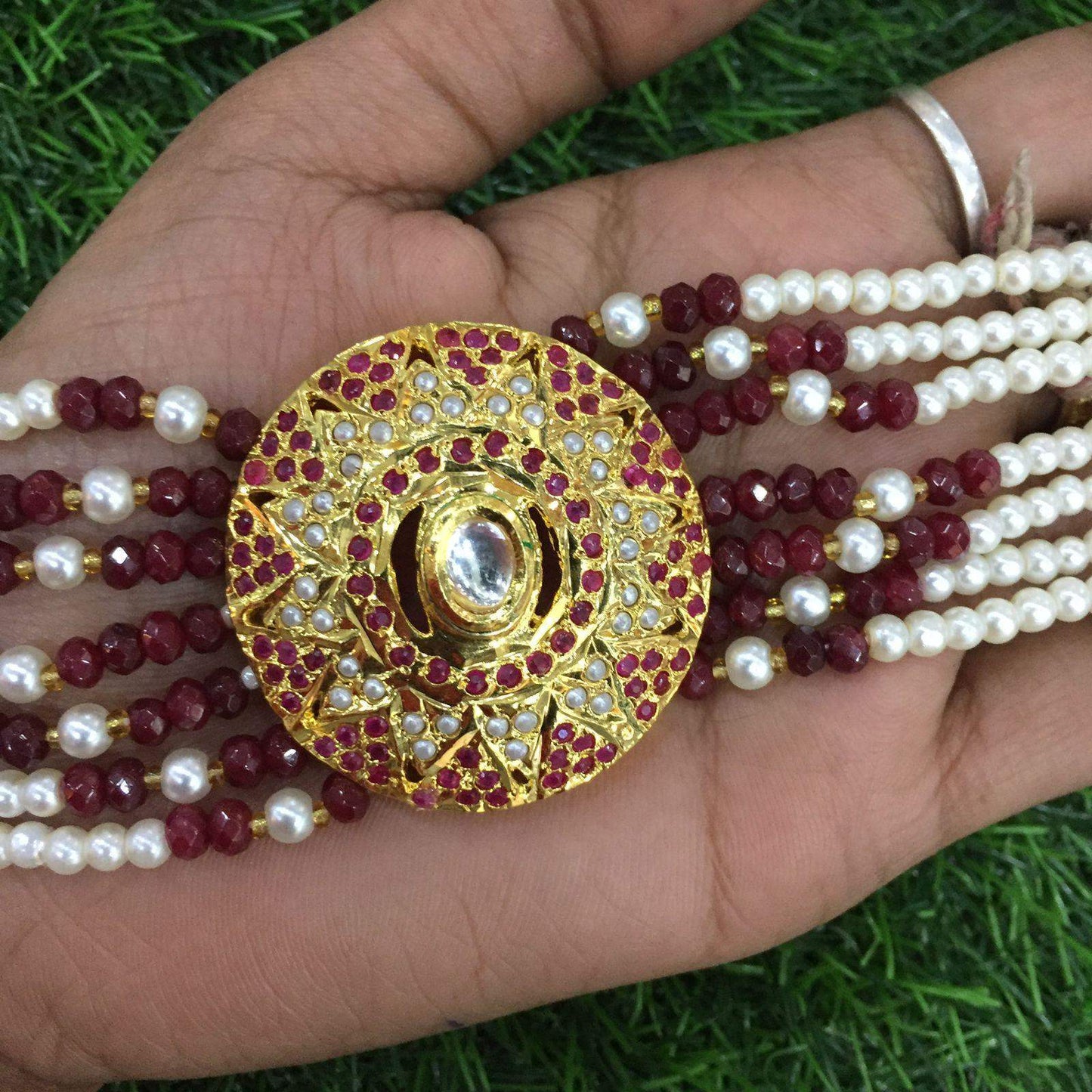 Jadau Bracelets 140244 - Vijay & Sons