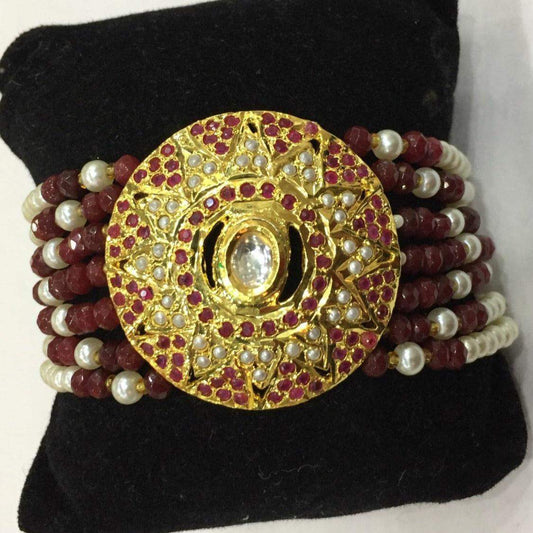 Jadau Bracelets 140244 - Vijay & Sons
