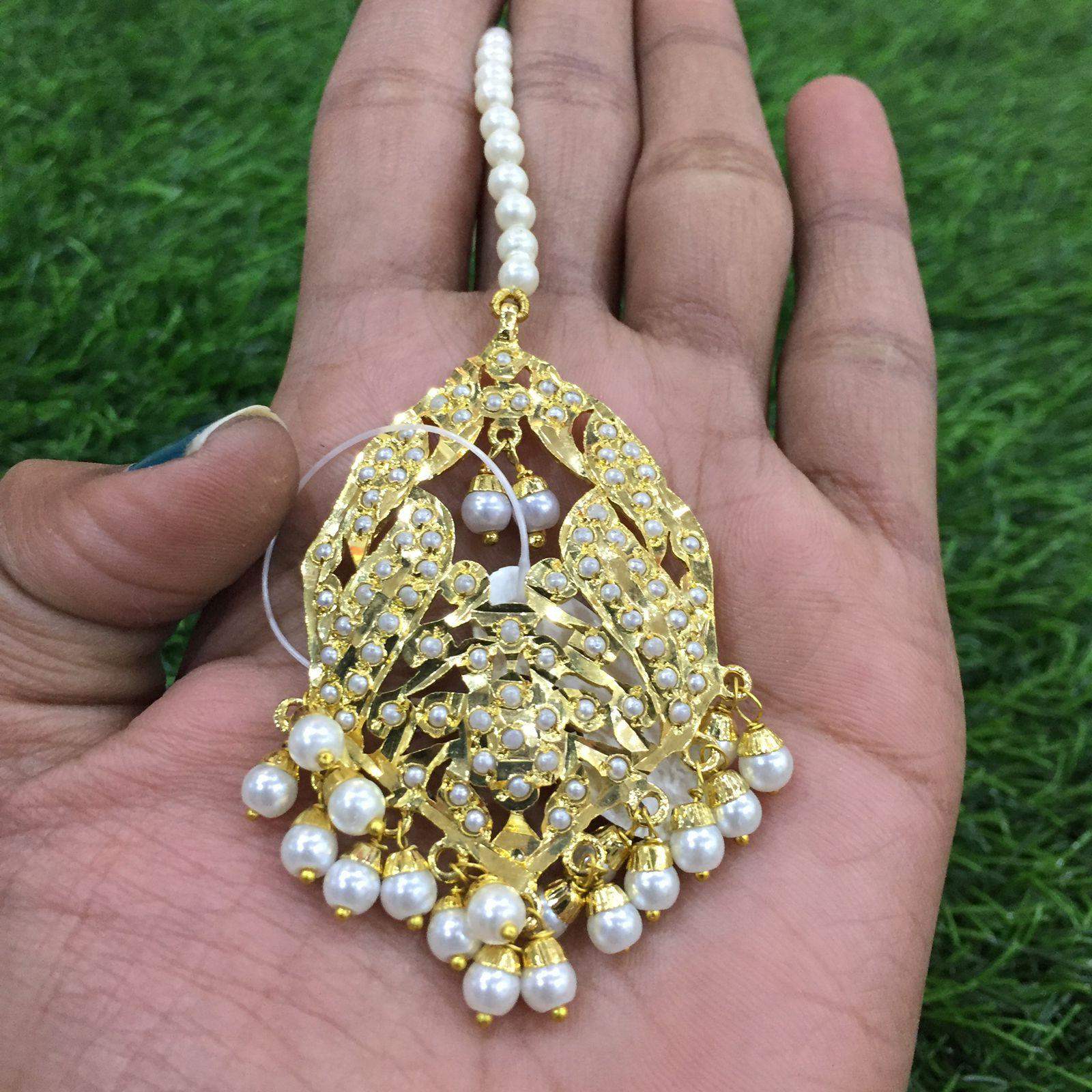 Jadau Maang Tikka 464346 – Vijay Sons