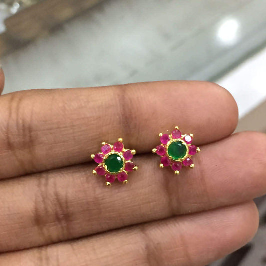 Jadau earrings 678954 - Vijay & Sons