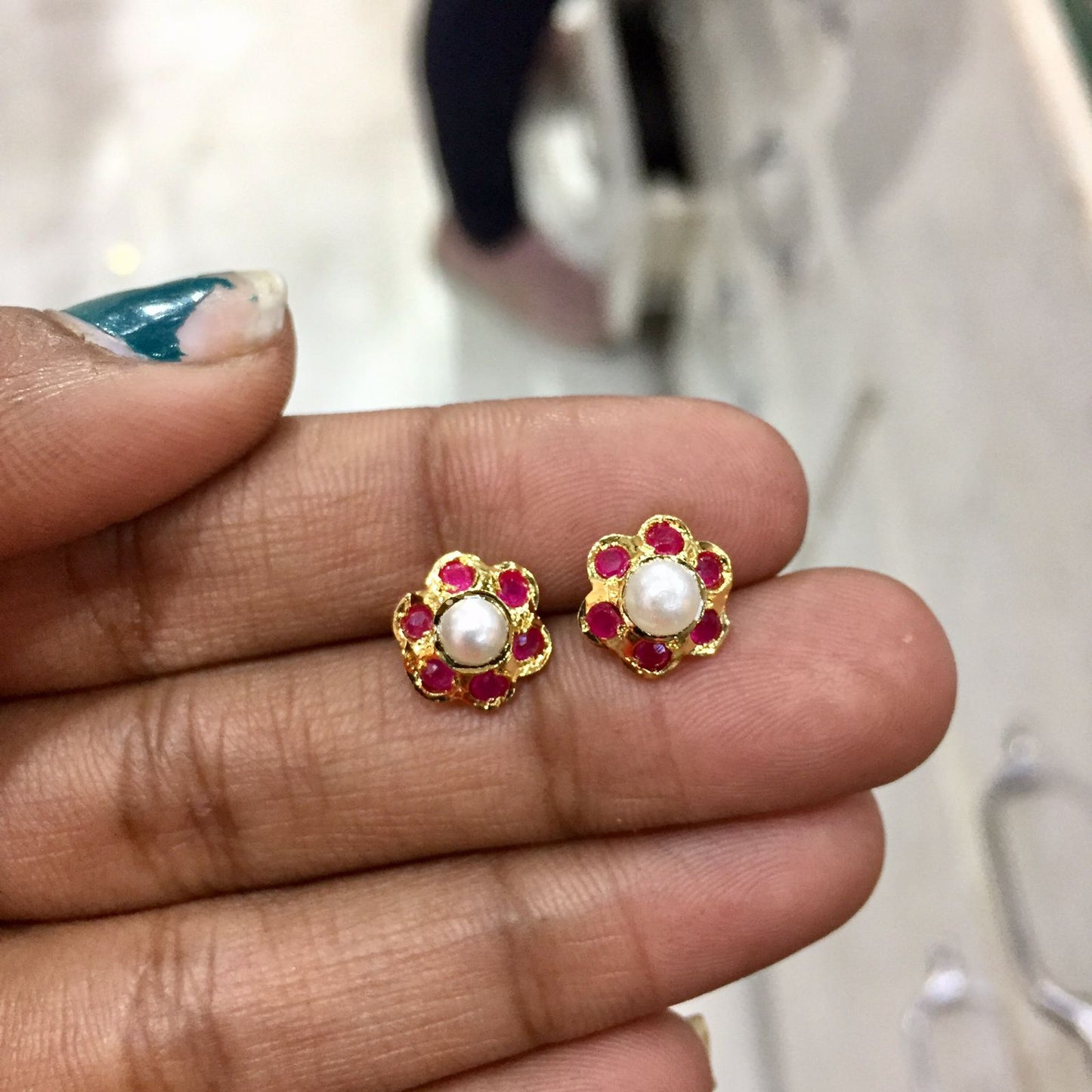 Jadau Earrings 345456