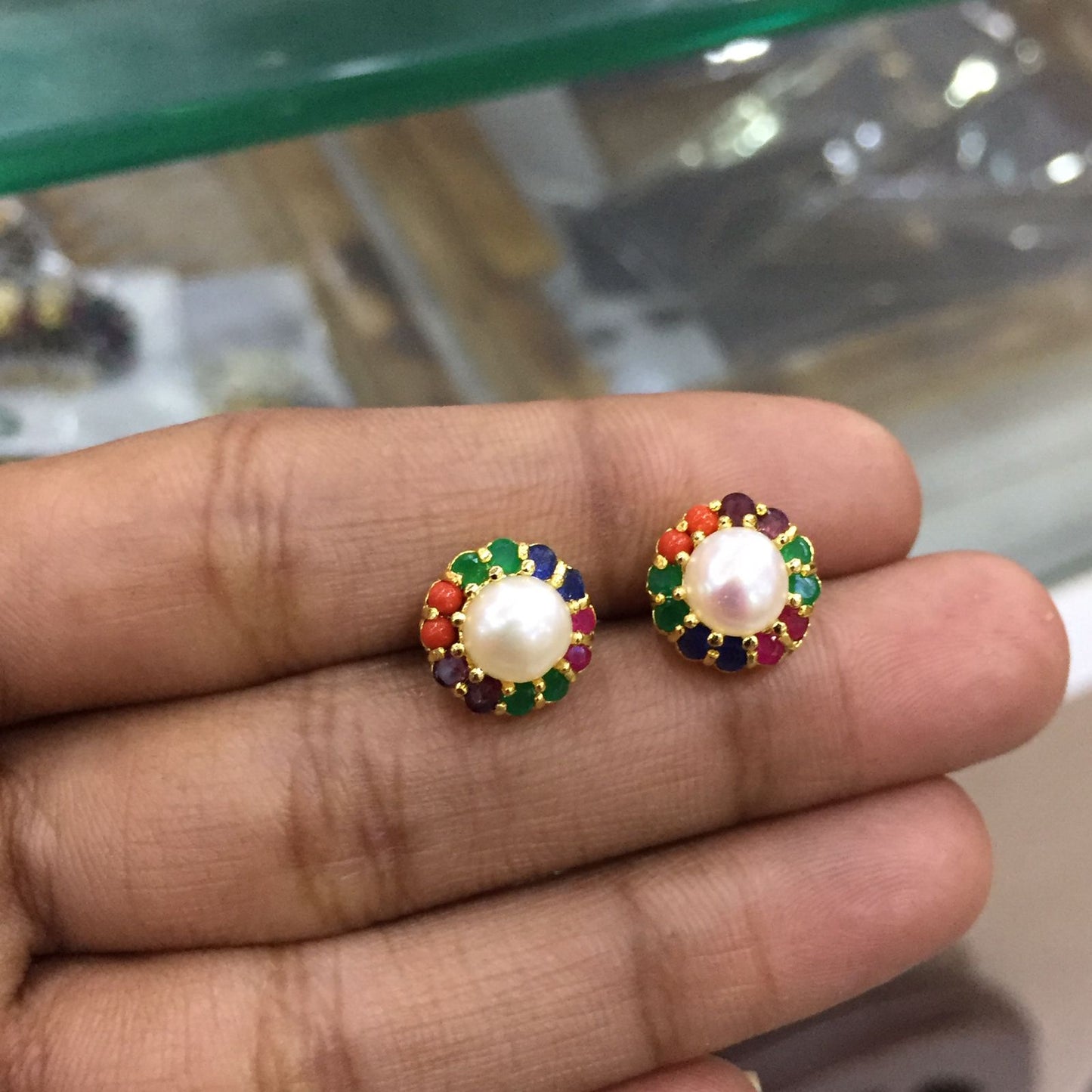 Jadau Earrings 4256363