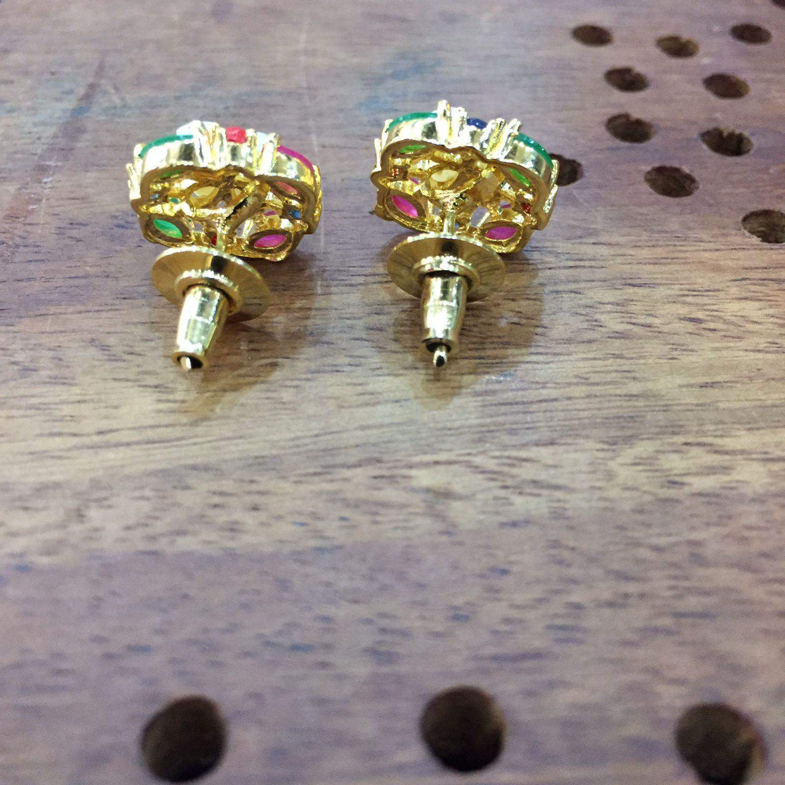 Jadau Earrings 563636 - Vijay & Sons