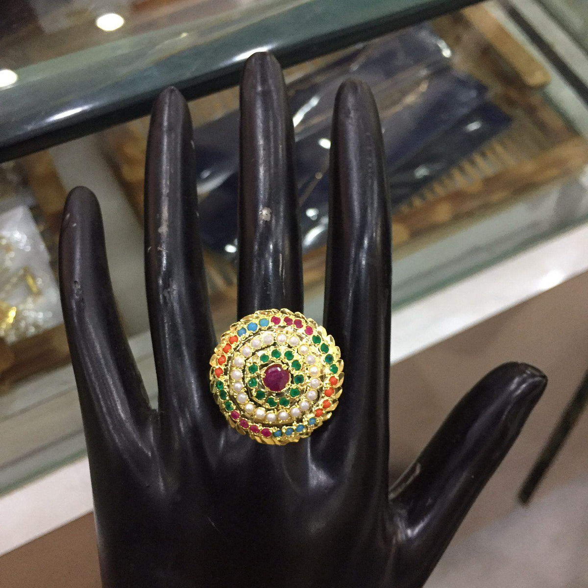 Jadau Ring 4819579 - Vijay & Sons