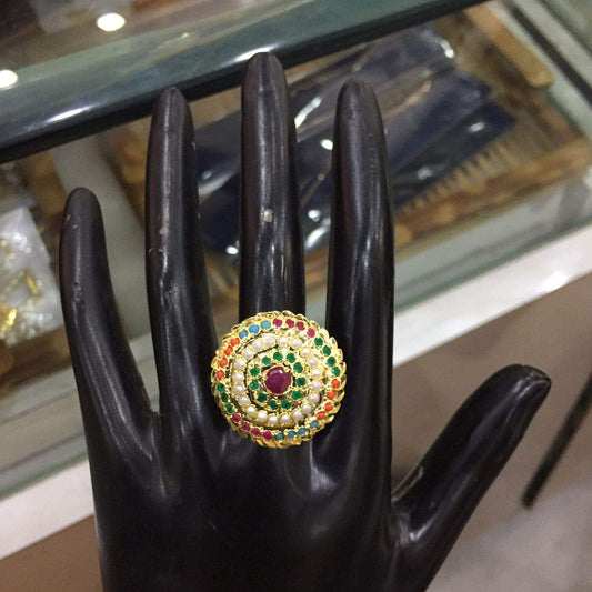Jadau Ring 4819579 - Vijay & Sons