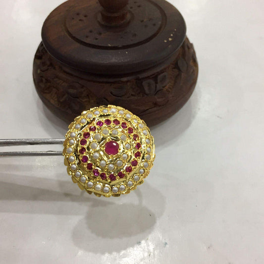Jadau Ring 3452653 - Vijay & Sons