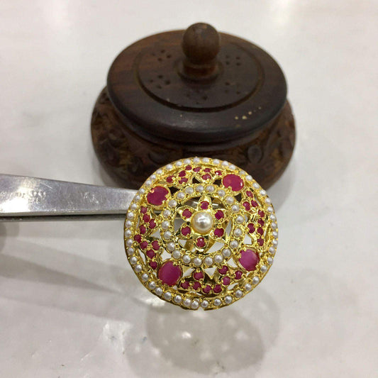 Jadau Ring 353455 - Vijay & Sons