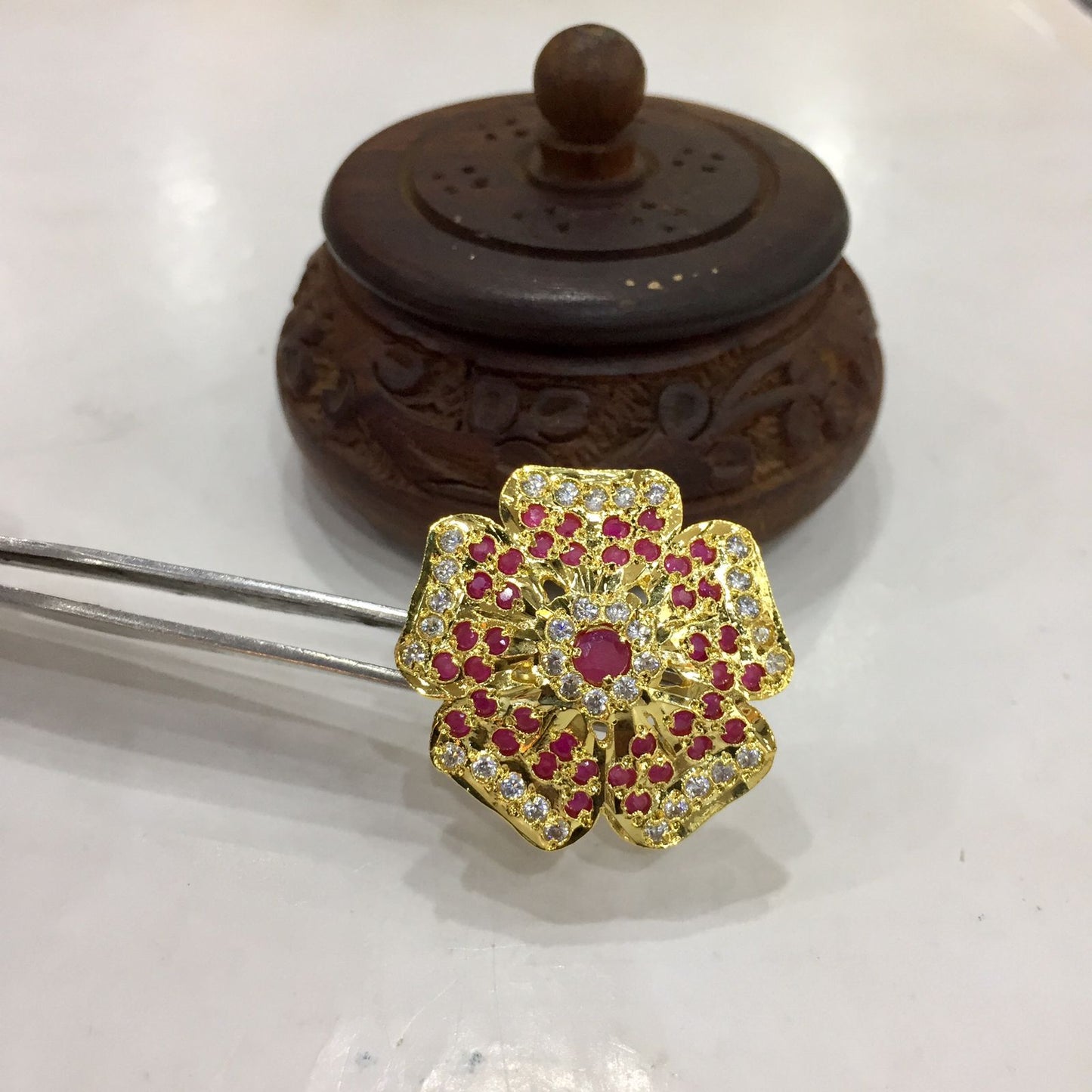 Jadau ring adjustable size 294619