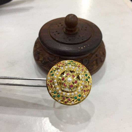 Jadau Ring 343456 - Vijay & Sons