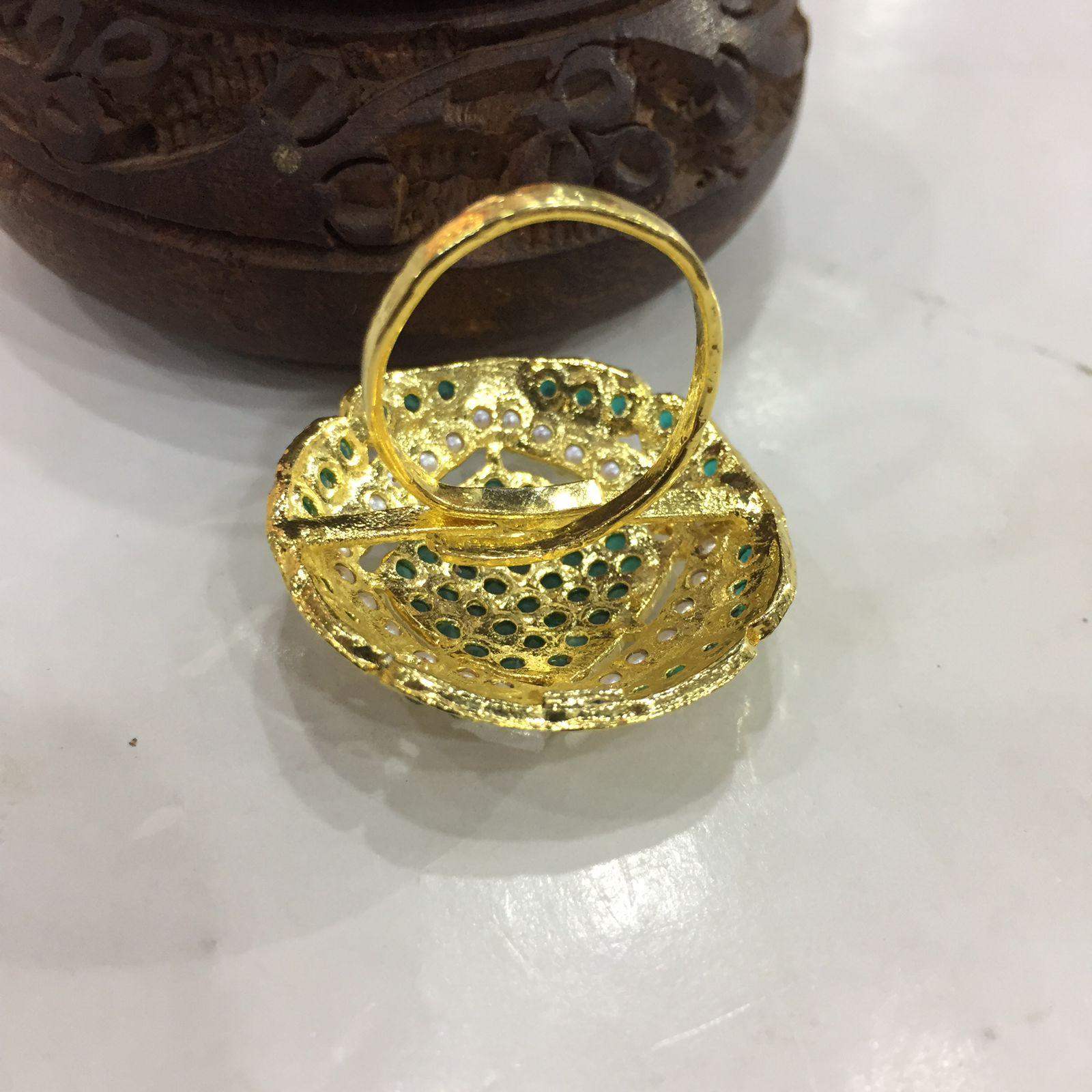 Jadau Ring 5637637 - Vijay & Sons