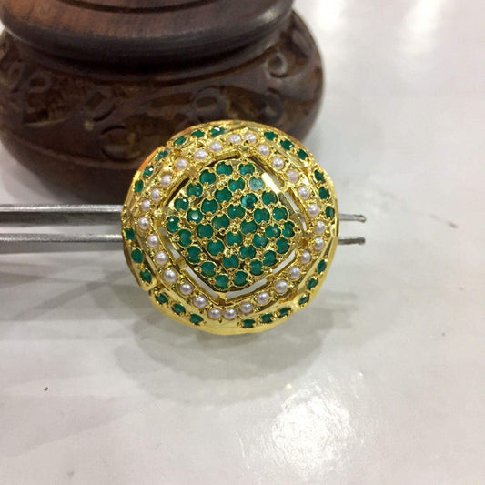 Jadau Ring 5637637 - Vijay & Sons