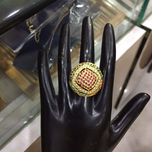 Jadau Ring 344556 - Vijay & Sons
