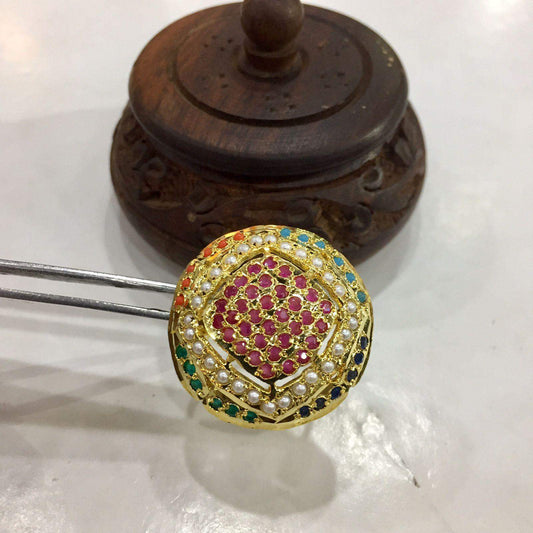 Jadau Ring 344556 - Vijay & Sons