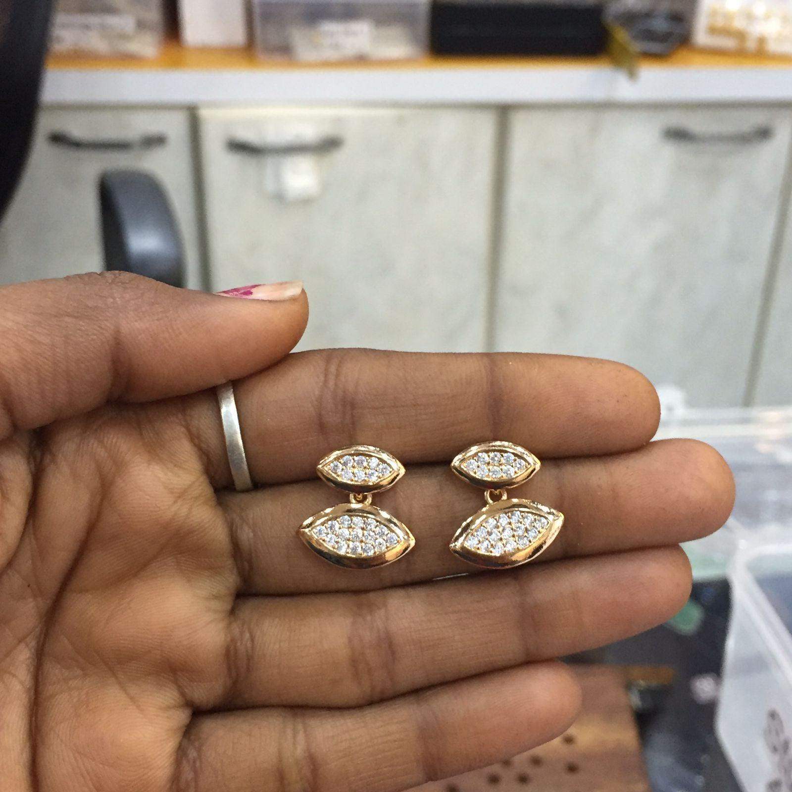 Zircon Earring 45636 - Vijay & Sons