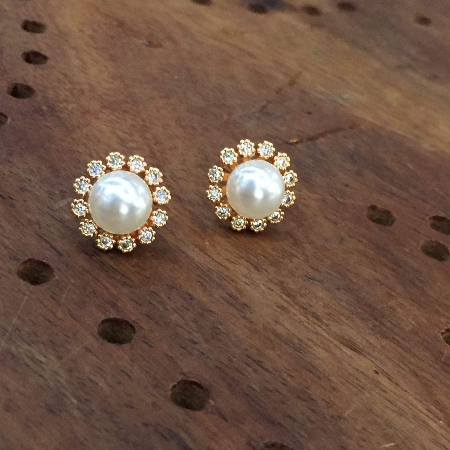 Zircon Earring 34565 - Vijay & Sons